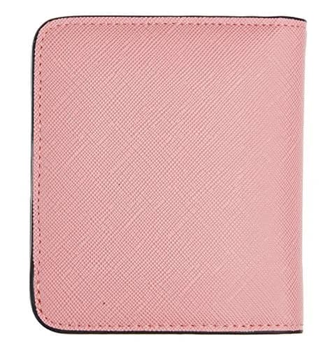 Toughergun Women's Slim Leather Wallet with RFID Protection, Compact Bifold Mini Purse, CH Sakura Pink | 10.67cm x 9.14cm x 2.03cm thumbnail 4