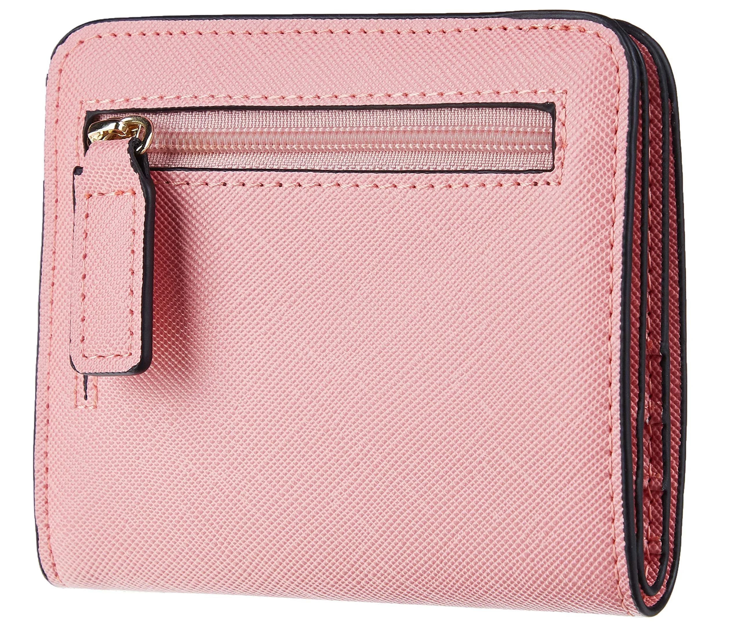 Toughergun Women's Slim Leather Wallet with RFID Protection, Compact Bifold Mini Purse, CH Sakura Pink | 10.67cm x 9.14cm x 2.03cm - view 5