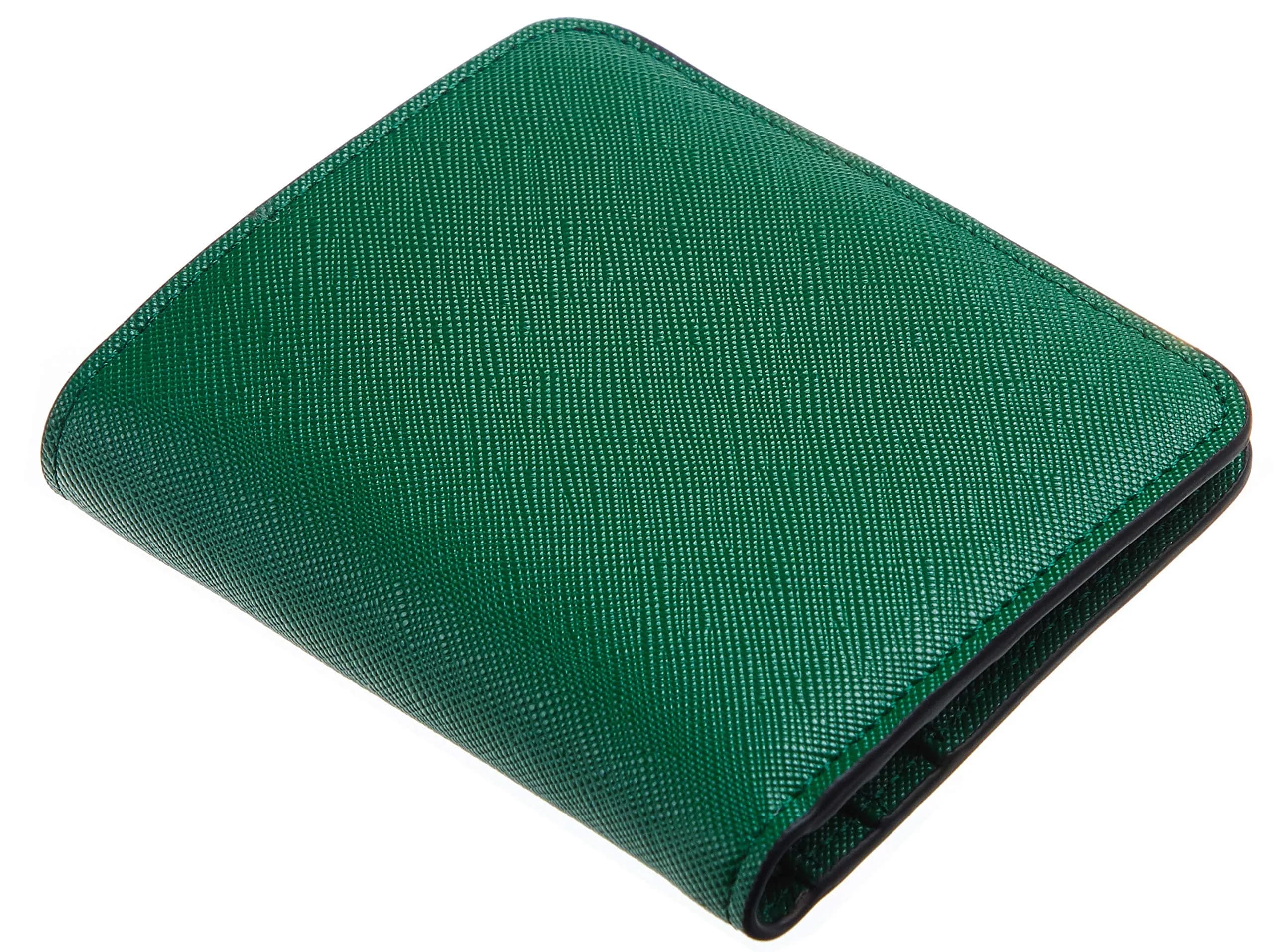 Toughergun CH Green Women's Slim Leather RFID Bifold Mini Wallet Purse - view 3