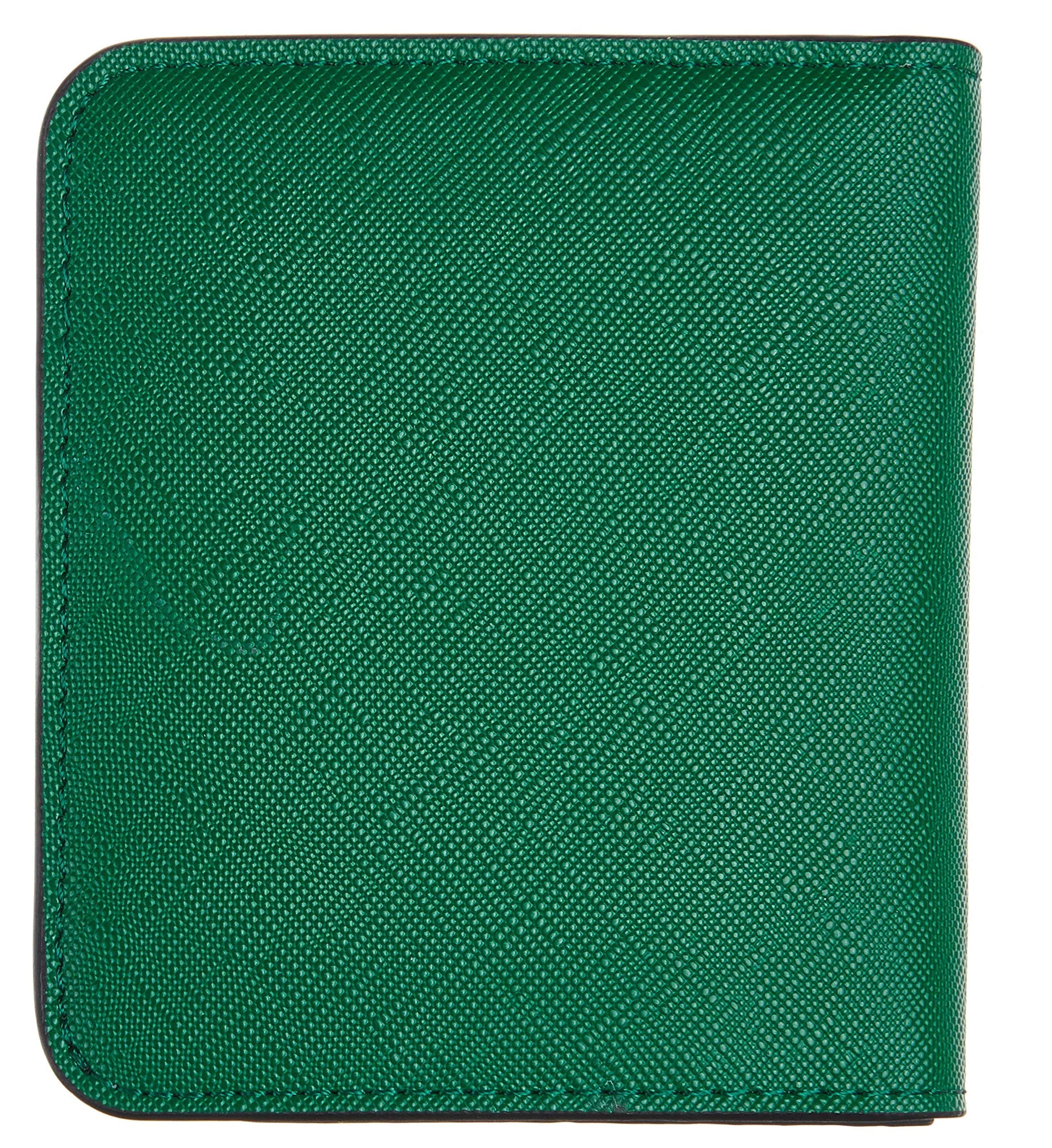 Toughergun CH Green Women's Slim Leather RFID Bifold Mini Wallet Purse - view 4