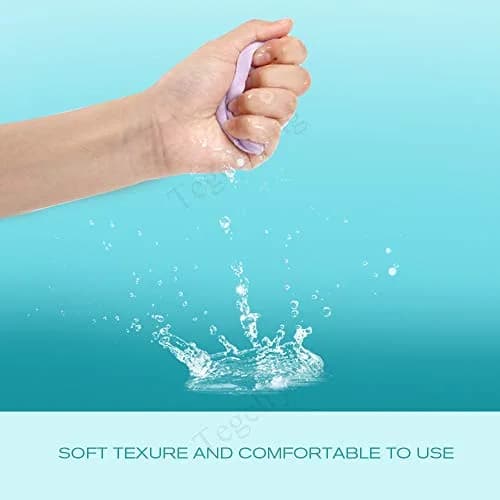 Tegelrying Compressed Facial Sponges, 120 Count Purple | Professional Makeup Removal & Cleansing thumbnail 5