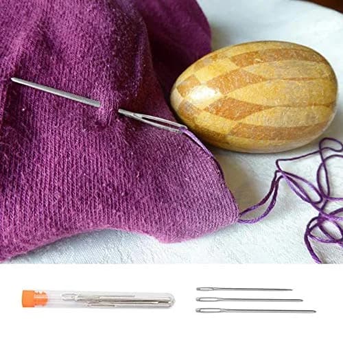 BCMRUN Knitting Needle Set 2mm-8mm (0.08-0.31 inch) | 22PCS Stainless Steel Straight Needles with Accessories thumbnail 7