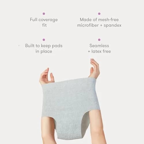 Frida Mom Disposable Postpartum Underwear, High Waist C-Section Panties, 8 Count | Breathable Microfiber & Spandex thumbnail 3