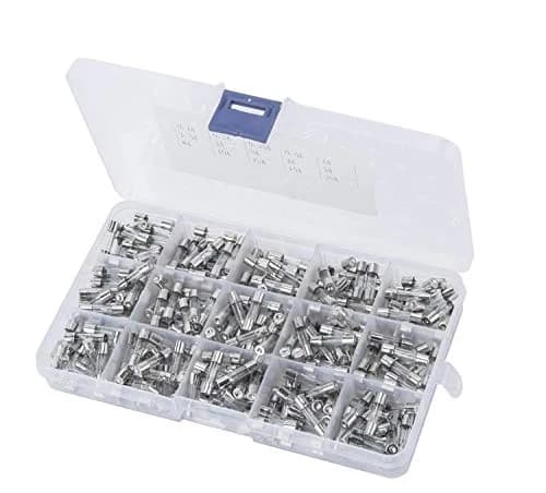 MCIGICM Fast-Blow Glass Fuse Assortment 5 x 20mm | 15 Values, 300 Pcs, 250V, USA Import thumbnail 4