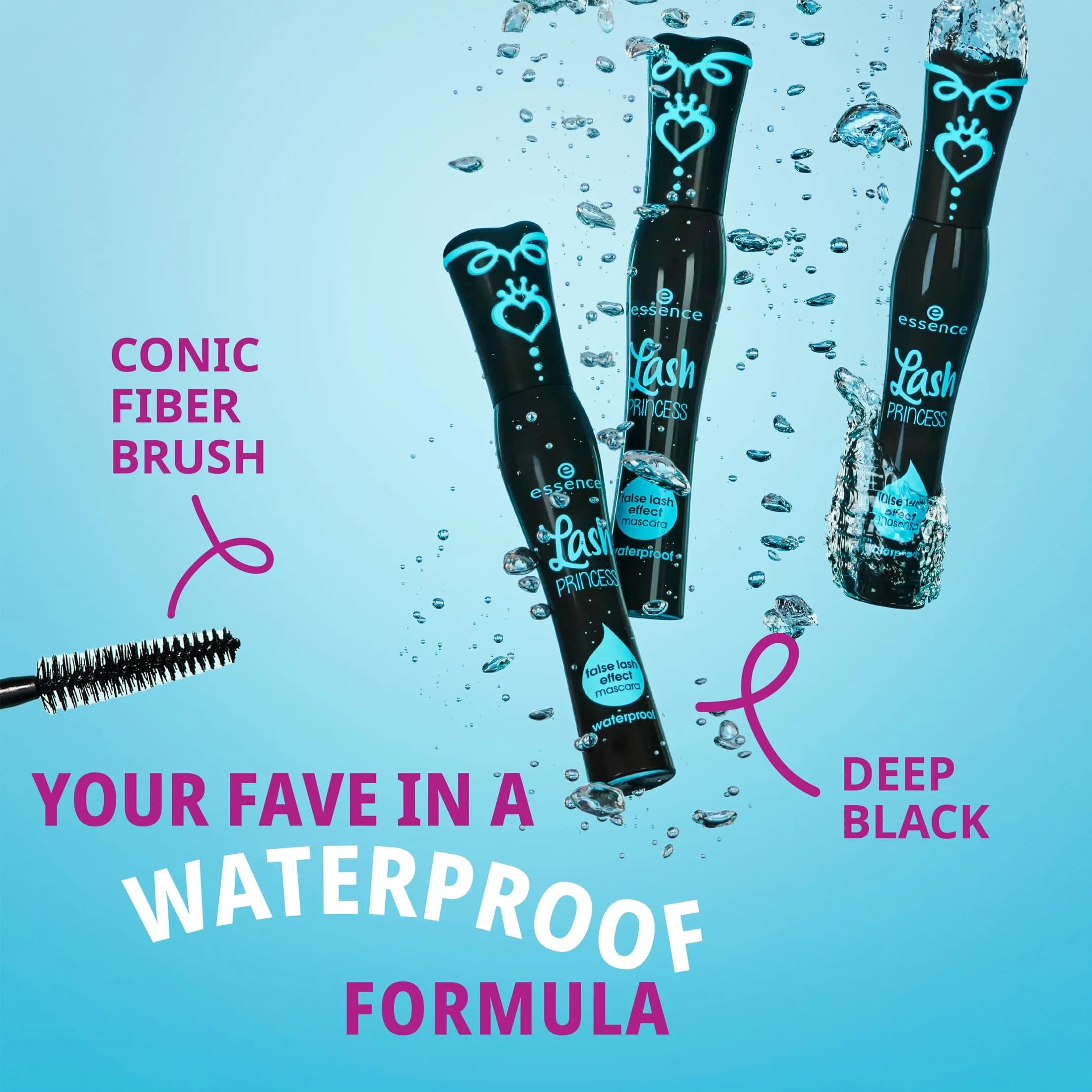 Essence Lash Princess False Lash Waterproof Mascara | Black, 12ml (0.4 Fl Oz) | Vegan & Cruelty-Free - view 8