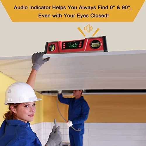 2PM TOOLS 10-Inch Digital Torpedo Level & Protractor | IP54 Dust/Water Resistant | Magnetic Base | Bright LED Display thumbnail 6