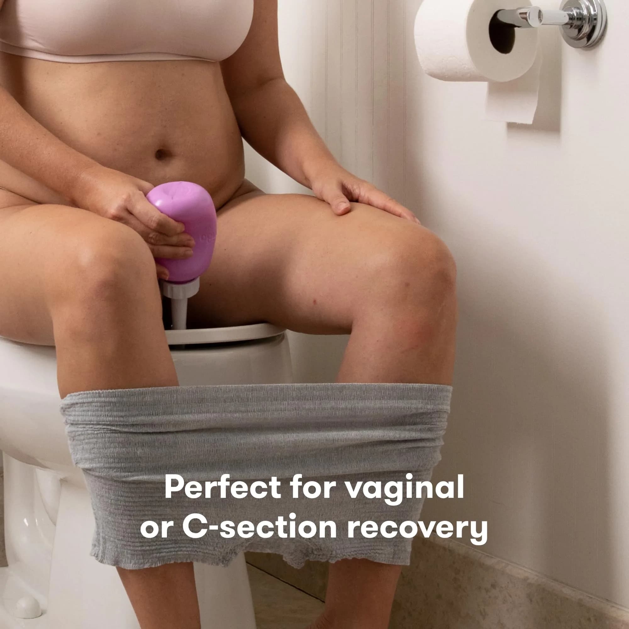 Frida Mom Upside Down Peri Bottle for Postpartum Care, Portable Bidet 296ml (10 Fl Oz) | Essential Postpartum Recovery Tool - view 6