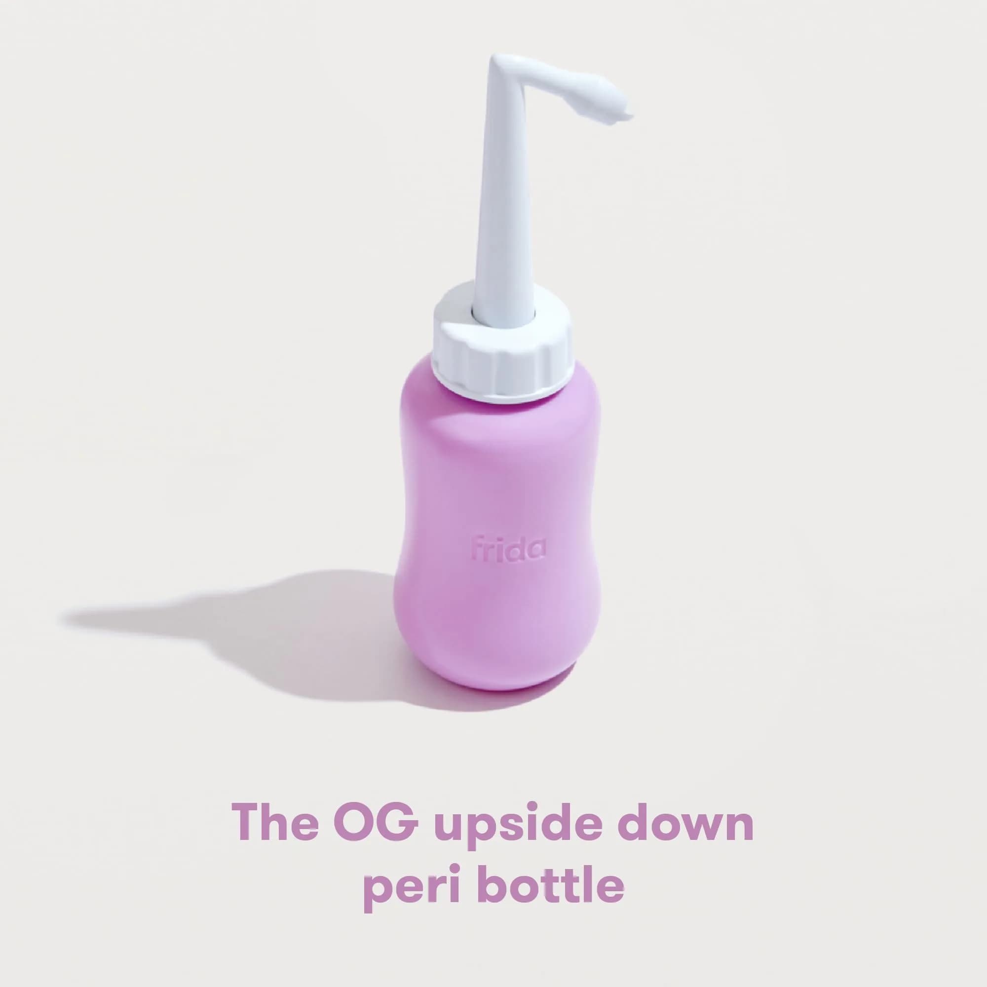 Frida Mom Upside Down Peri Bottle for Postpartum Care, Portable Bidet 296ml (10 Fl Oz) | Essential Postpartum Recovery Tool - view 2