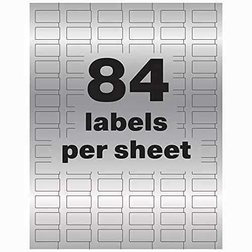 Avery Metallic Asset Tag Labels 1/2" x 1" (672 Labels, Silver) | Waterproof & Chemical Resistant thumbnail 6
