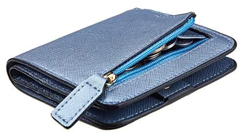 Toughergun RFID Blocking Small Compact Bifold Wallet for Women | 10.67cm x 9.14cm x 2.03cm (4.2" x 3.6" x 0.8") thumbnail 1