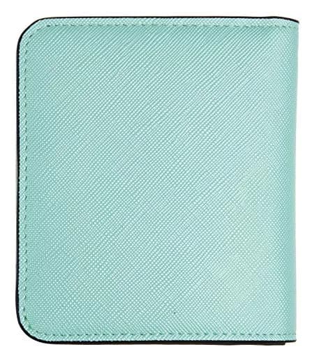 Toughergun CH Greenery Gold Slim Leather Wallet for Women - Compact RFID Blocking Bifold Mini Purse thumbnail 4