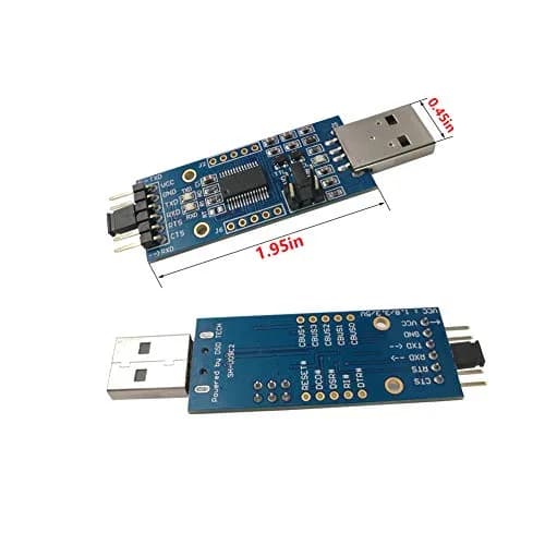 DSD TECH SH-U09C2 USB to TTL Adapter with FTDI FT232RL IC, 1.8V/3.3V/5V Logic Levels | Debugging and Programming thumbnail 5