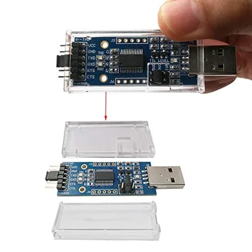 DSD TECH SH-U09C2 USB to TTL Adapter with FTDI FT232RL IC, 1.8V/3.3V/5V Logic Levels | Debugging and Programming thumbnail 3