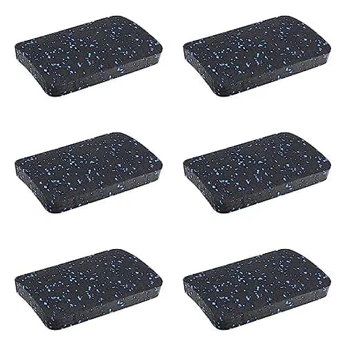 BestXD Rubber Treadmill Mat Pads, 6-Pack | Support up to 1000 lb, Vibration & Noise Absorption, Floor Protection (70-120 chars) thumbnail 3