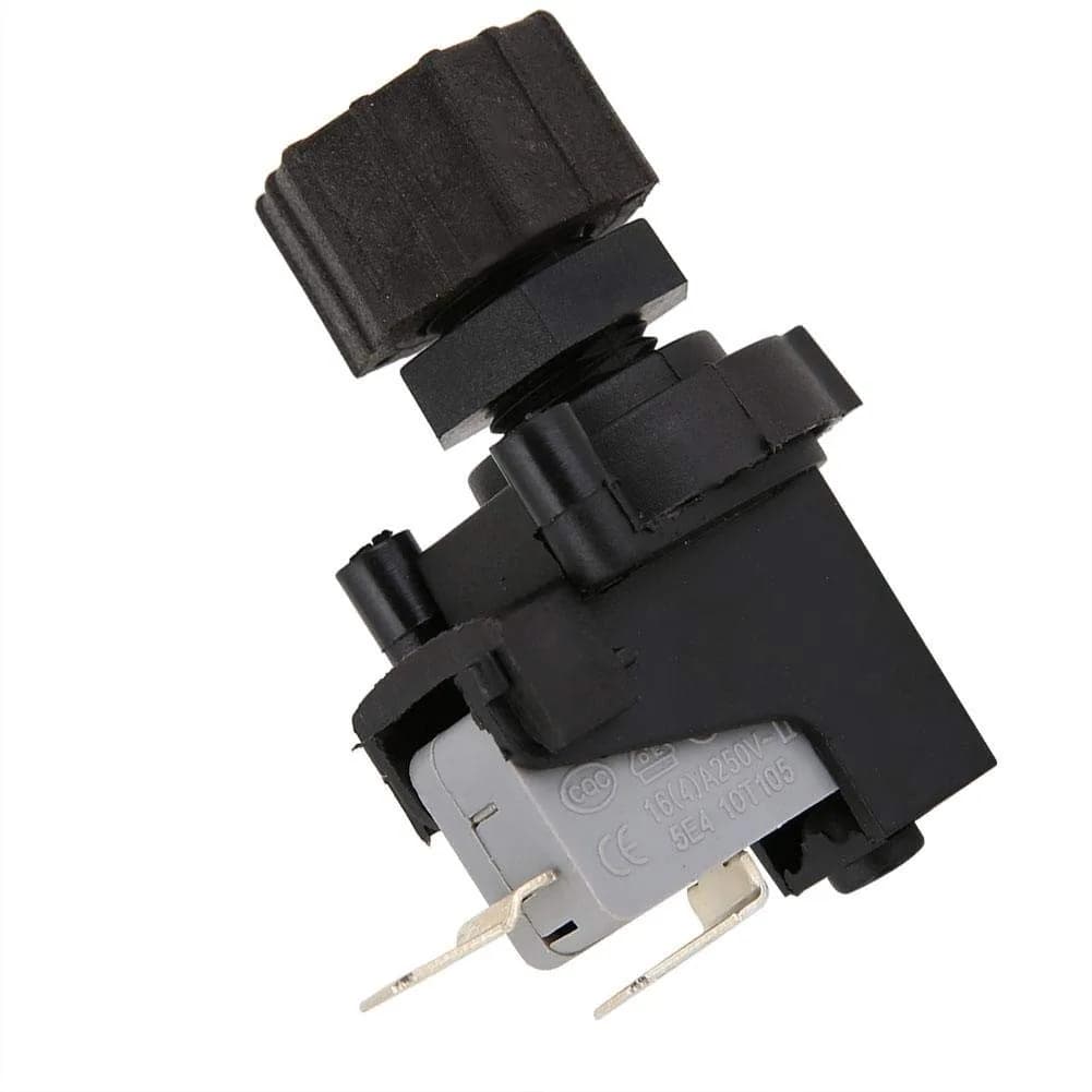 Fdit Micro Pressure Switch 125-250V | Adjustable Differential Air Pressure Control — Black