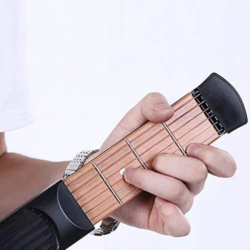 COOLOOK Pocket Guitar Practice Neck, 6 Fret | Portable Guitar Chord Practice Tool for Beginners thumbnail 4