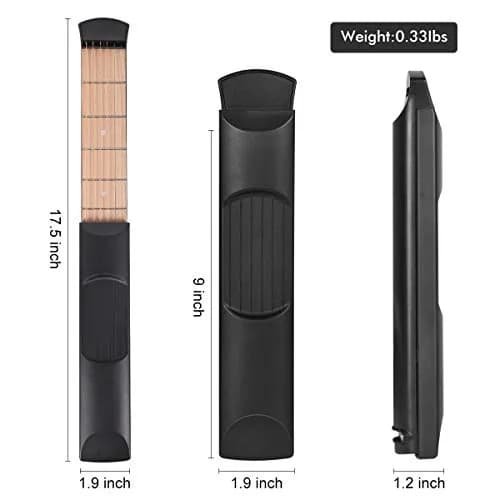 COOLOOK Pocket Guitar Practice Neck, 6 Fret | Portable Guitar Chord Practice Tool for Beginners thumbnail 3