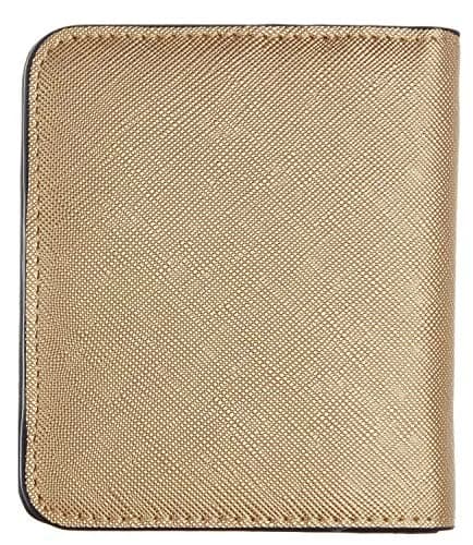 Toughergun Women's Slim Leather Wallet - CH Champagne Gold, RFID Protection, Compact Bifold Mini Purse thumbnail 4