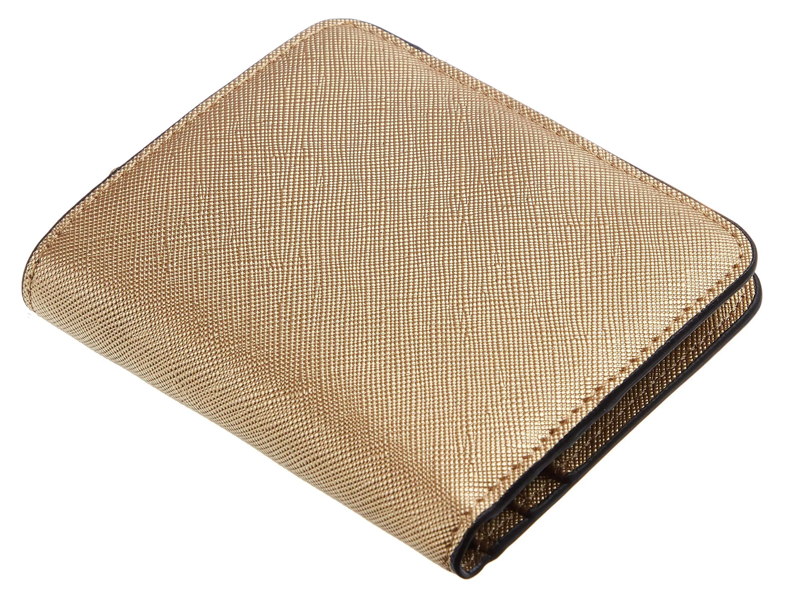Toughergun Women's Slim Leather Wallet - CH Champagne Gold, RFID Protection, Compact Bifold Mini Purse - view 3