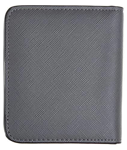 Toughergun Women's Slim Leather Wallet - CH Steel Grey, RFID Blocking, Compact Bifold Mini Purse thumbnail 4