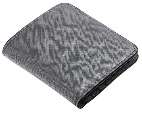 Toughergun Women's Slim Leather Wallet - CH Steel Grey, RFID Blocking, Compact Bifold Mini Purse thumbnail 3