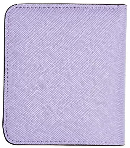 Toughergun Women's CH Light Purple Slim Leather RFID Blocking Bifold Wallet thumbnail 4