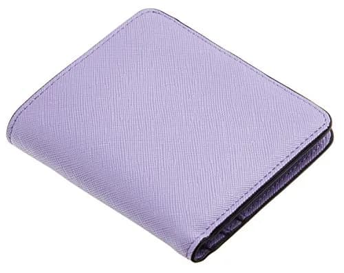 Toughergun Women's CH Light Purple Slim Leather RFID Blocking Bifold Wallet thumbnail 3