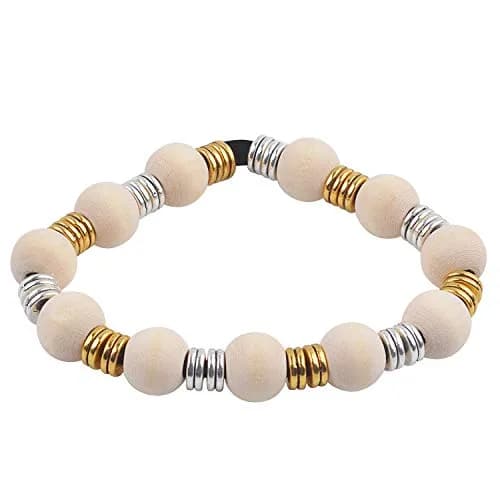 Aylifu Metal Spacer Beads 6mm (0.24 inch) Flat Round Disc Rondelle Spacer Beads for Jewelry Making - Silver & Golden (200pcs) thumbnail 6