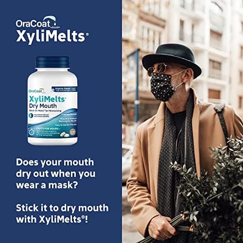 Oracoat XyliMelts Dry Mouth Adhering Discs 100 Count | Sugar-Free Xylitol for 8-Hour Relief thumbnail 7