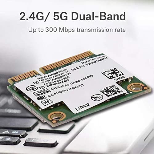Hakeeta Network 6250 WiMax Mini PCI-E WiFi Card 300 Mbps | Dual Band 2.4/5GHz thumbnail 4