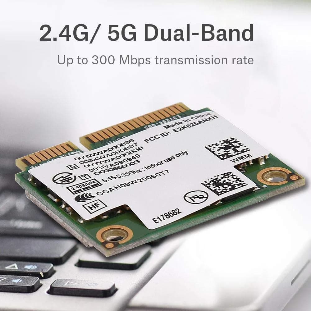 Hakeeta Network 6250 WiMax Mini PCI-E WiFi Card 300 Mbps | Dual Band 2.4/5GHz - view 4
