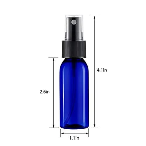 Lil Ray Blue 1 Oz (30ml) Plastic Fine Mist Spray Bottles (12-Pack) | TSA Approved Travel Size Containers thumbnail 6