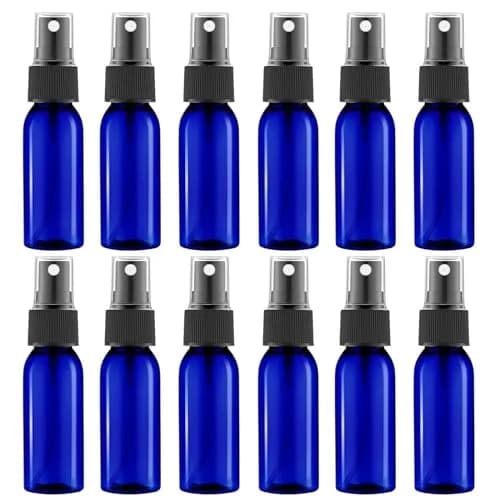 Lil Ray Blue 1 Oz (30ml) Plastic Fine Mist Spray Bottles (12-Pack) | TSA Approved Travel Size Containers thumbnail 1