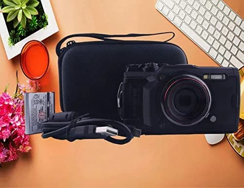 WERJIA Black Hard Carrying Case for Olympus TG-7/TG-6/TG-5/TG-4 Cameras | 12.7cm (5in) Length thumbnail 6