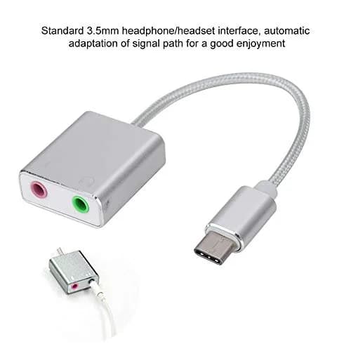 Pomya Aluminum Alloy Type-C Stereo Audio Adapter External Sound Card | 48kHz Sample Rate thumbnail 5