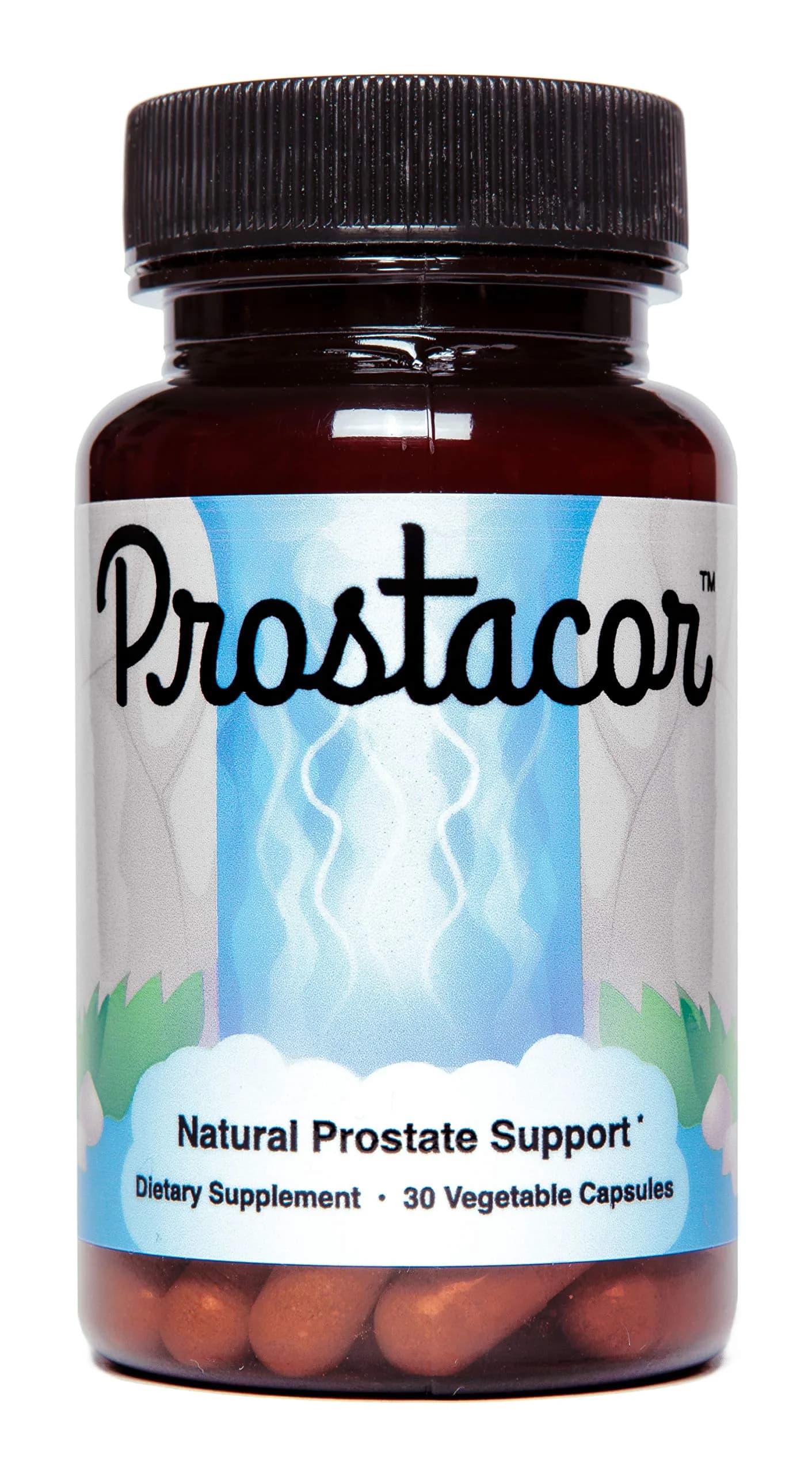 Prostacor Natural Prostate Support Supplement for Men, Vegan, Gluten-Free 30 Count (Pack of 1) | Supports Healthy Urine Flow, Fewer Urges, Bladder Control, and Uninterrupted, Restful Sleep Through the Night - main product image