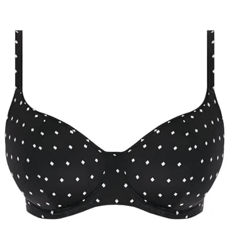 Freya Jewel Cove Underwire Sweetheart Bikini Top 36G | Supportive, Fully Adjustable, Sweetheart Neckline thumbnail 4