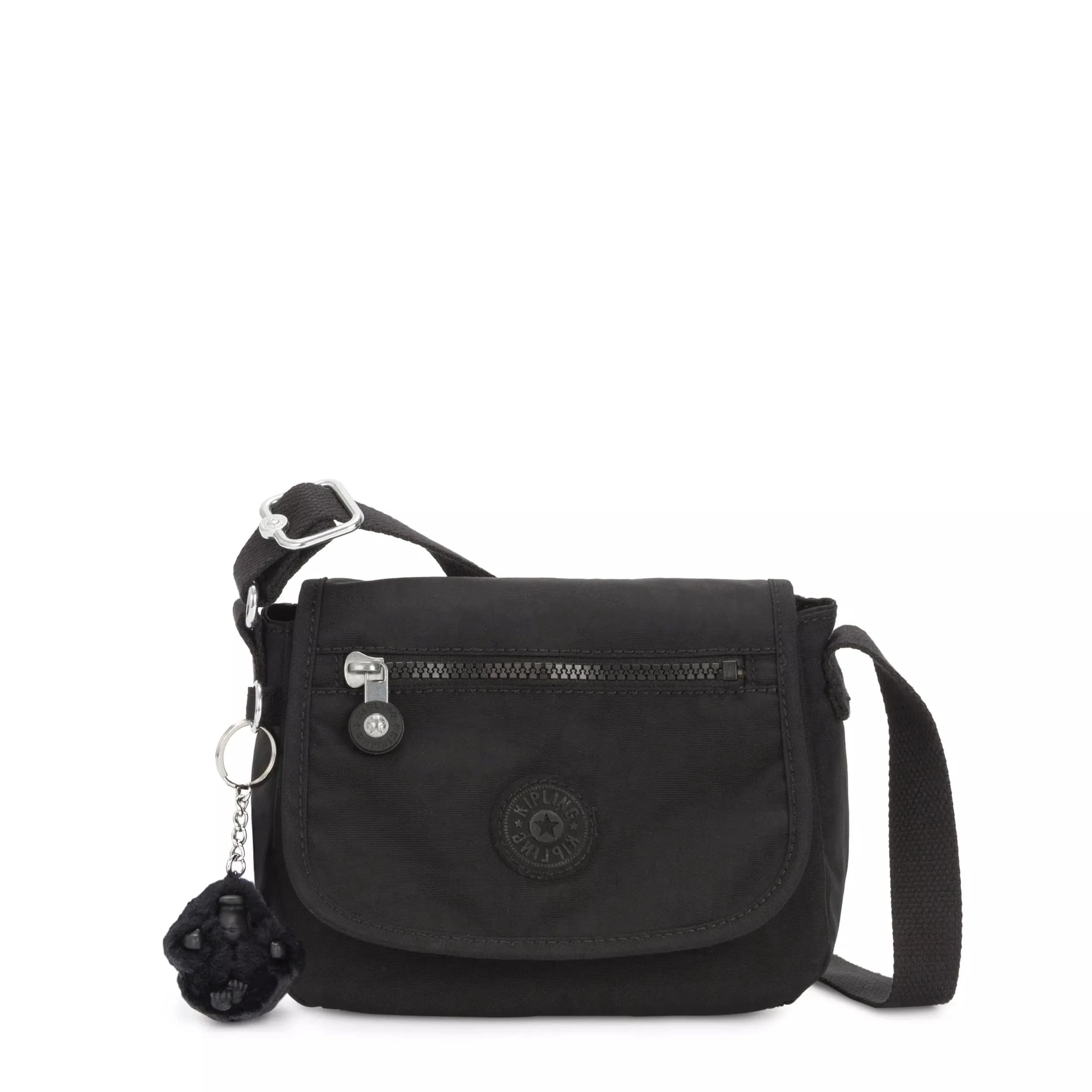 Kipling Sabian Mini Crossbody Bag in Black Noir (7.75"L x 5.75"H x 3.5"D) - main product image