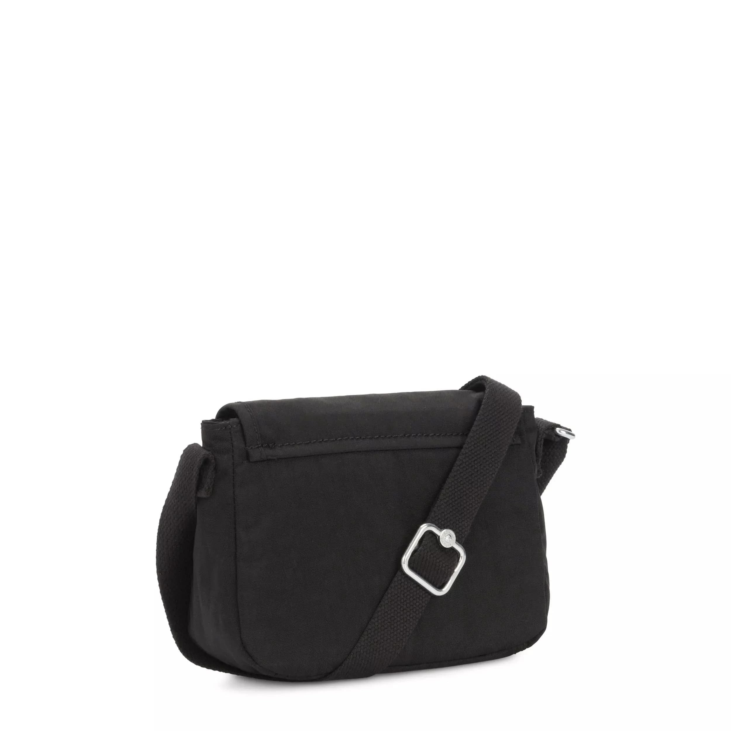 Kipling Sabian Mini Crossbody Bag in Black Noir (7.75"L x 5.75"H x 3.5"D) - view 3