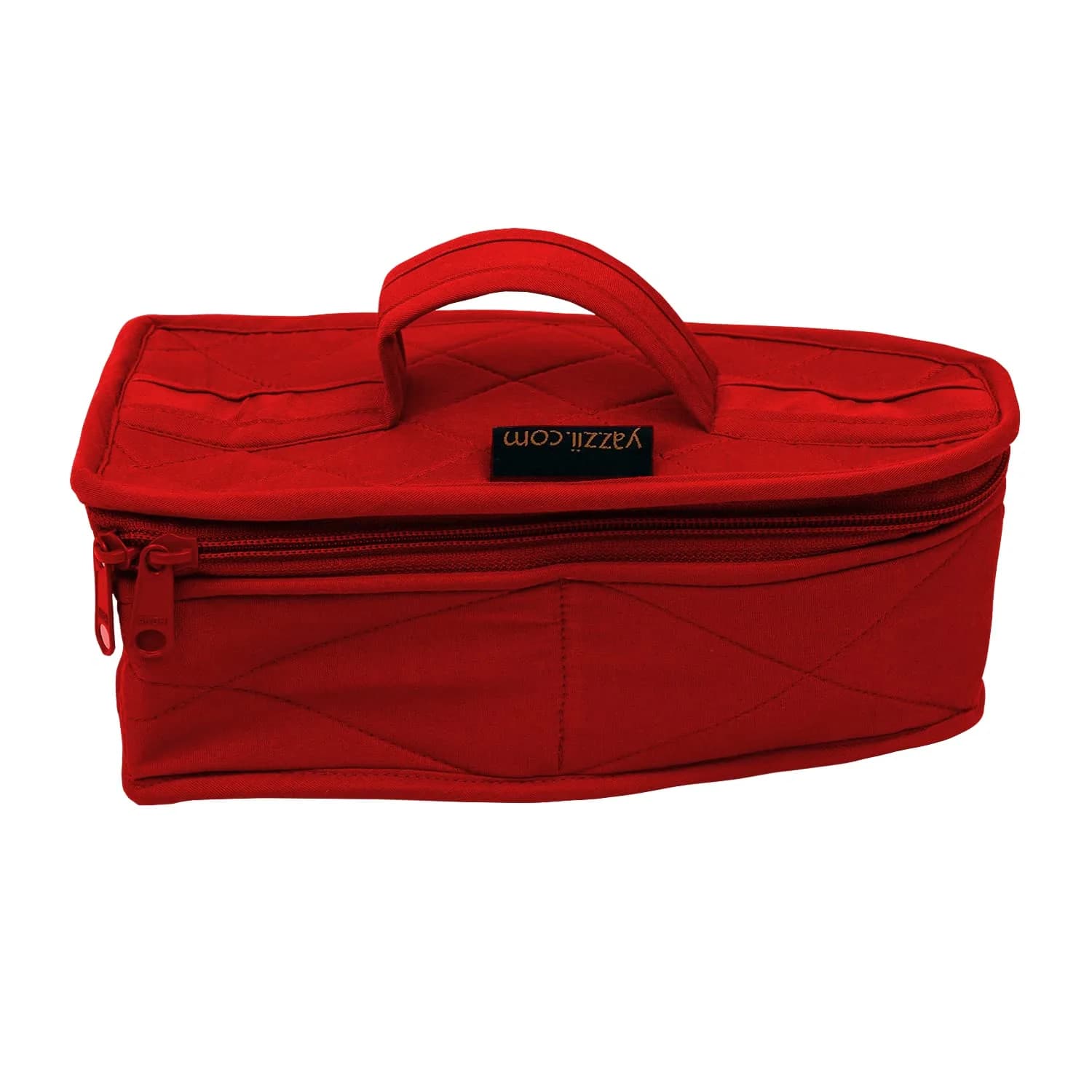 Yazzii Mini Iron Storage Case - Travel Iron Holder with Handle & Zipper Closure - Red Dustproof & Easy To Carry — Red