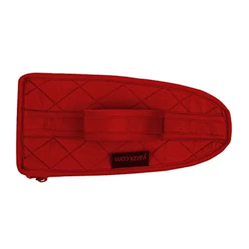 Yazzii Mini Iron Storage Case - Travel Iron Holder with Handle & Zipper Closure - Red Dustproof & Easy To Carry thumbnail 2