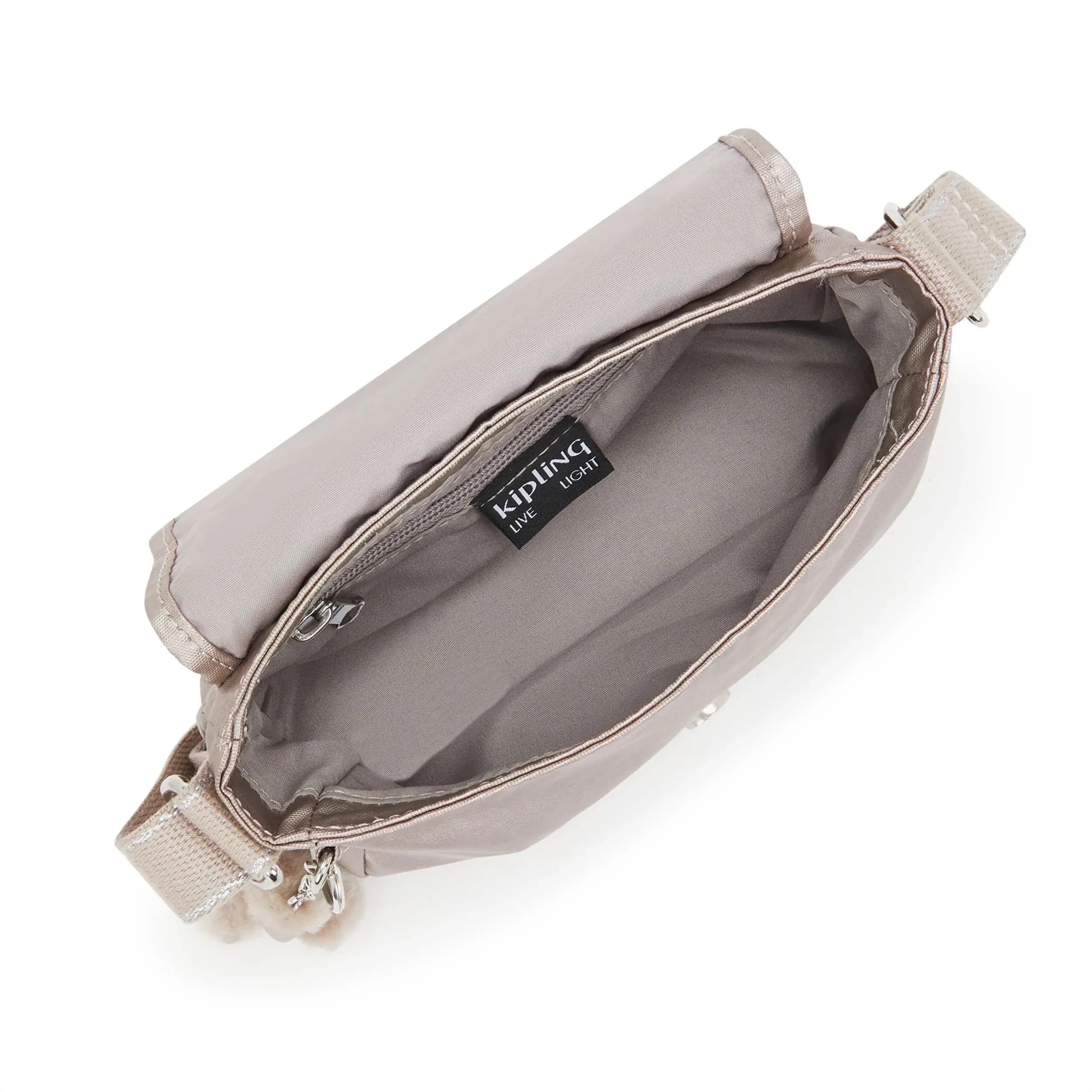 Kipling Sabian U Mini Crossbody Bag Metallic Glow 2L (7.75"L x 5.75"H x 3.5"D) | Lightweight & Water-Resistant for Daily Use - view 4