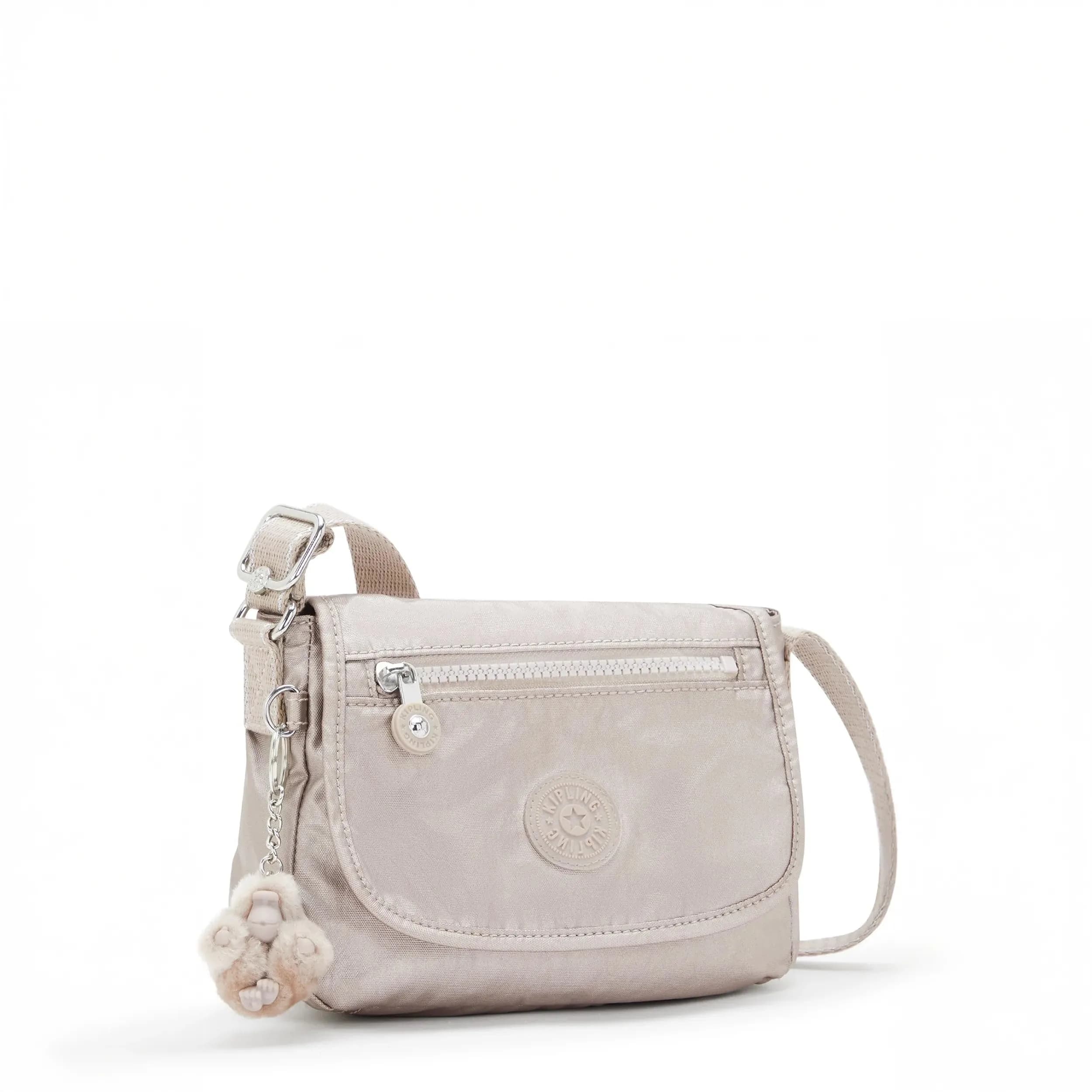 Kipling Sabian U Mini Crossbody Bag Metallic Glow 2L (7.75"L x 5.75"H x 3.5"D) | Lightweight & Water-Resistant for Daily Use - view 5