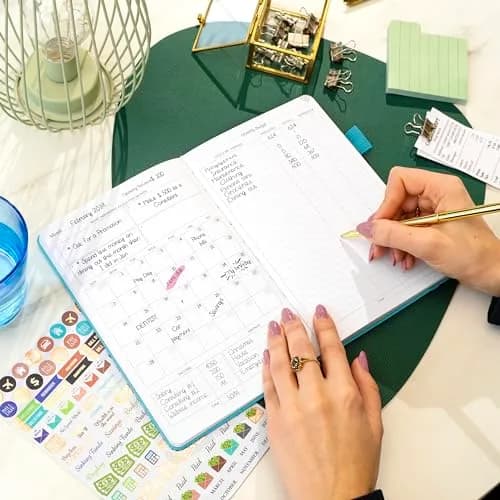 Legend Budget Planner Undated Monthly Budgeting & Bill Book Turquoise A5 (13.97cm x 21.08cm) thumbnail 6