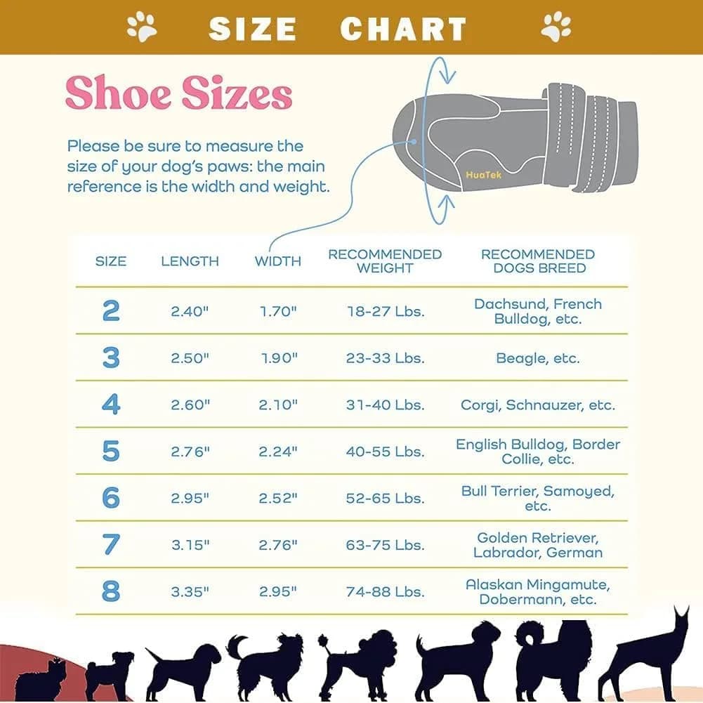 PK.ZTopia Waterproof Dog Boots 7.2 oz (203 g) | Rugged Anti-Slip Sole for Large Dogs - view 5