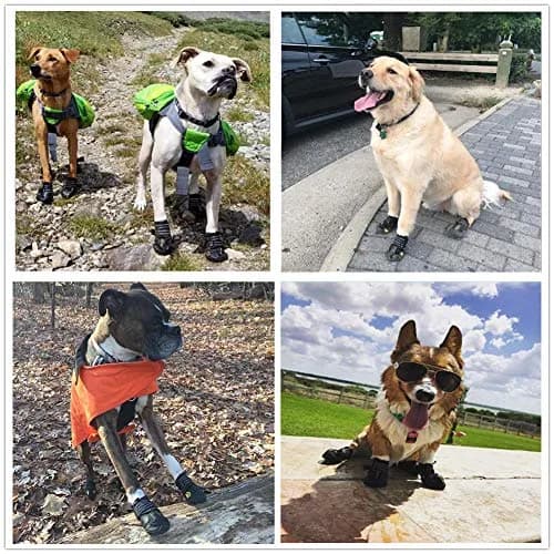 PK.ZTopia Waterproof Dog Boots 7.2 oz (203 g) | Rugged Anti-Slip Sole for Large Dogs thumbnail 7