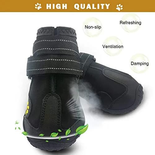 PK.ZTopia Waterproof Dog Boots 7.2 oz (203 g) | Rugged Anti-Slip Sole for Large Dogs thumbnail 3