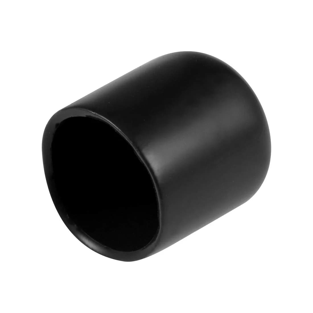 uxcell Rubber End Caps 15mm | Thread & Pipe Protection for Furniture & Electronics — Black