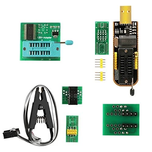 ACEIRMC SOIC8 SOP8 Test Clip For EEPROM 93CXX / 25CXX / 24CXX + CH341A 24 25 Series USB Programmer Module Kit (1 sets) thumbnail 2