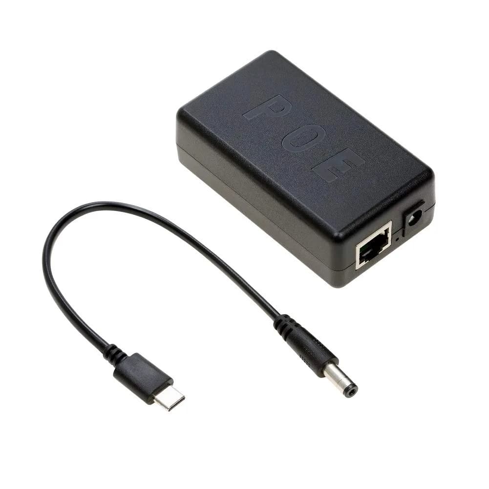 UCTRONICS USB-C PoE Splitter Gigabit, 5V 4A Power Supply for Raspberry Pi 4 & More | IEEE 802.3at/af - main product image